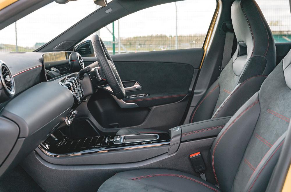 Mercedes A-Class interior front seats