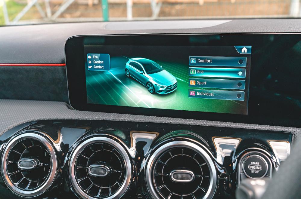 Mercedes A-Class interior infotainment