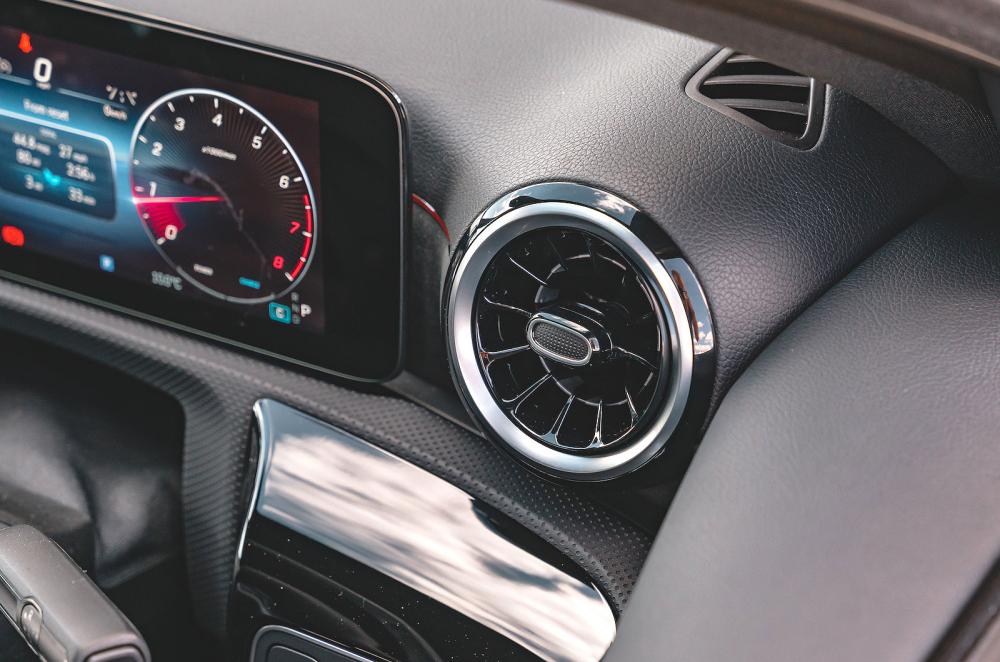 Mercedes A-Class interior detail