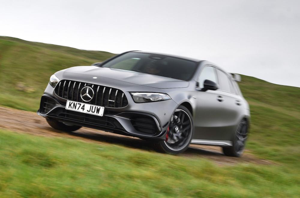 Mercedes-AMG A45 S front cornering