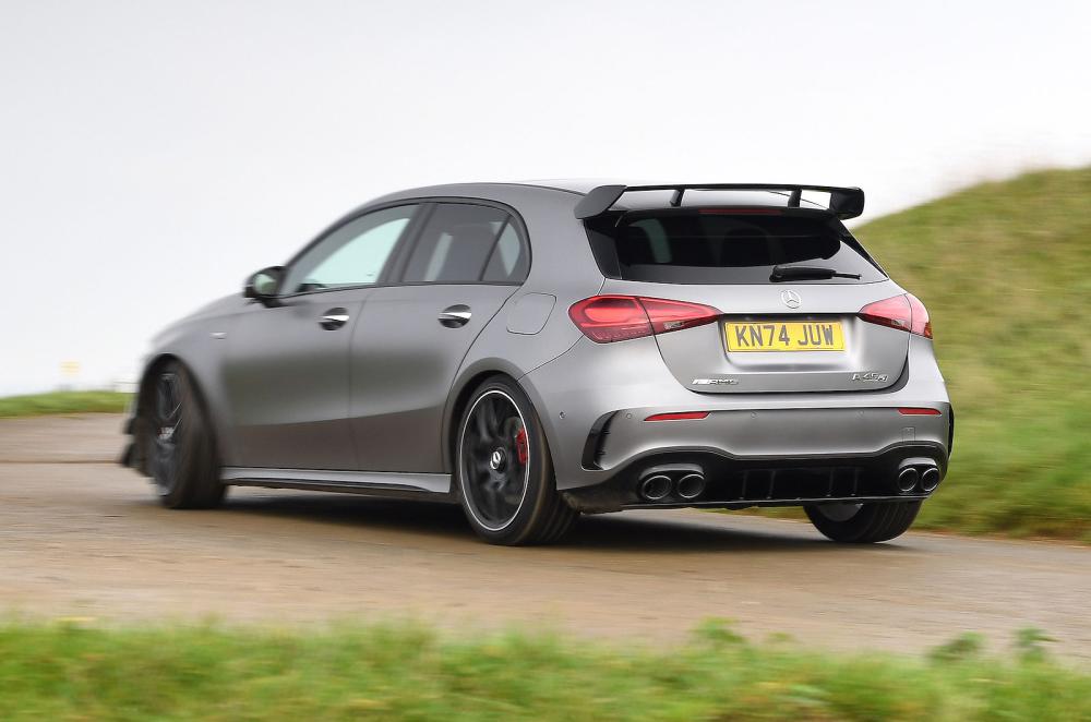 Mercedes-AMG A45 S rear cornering