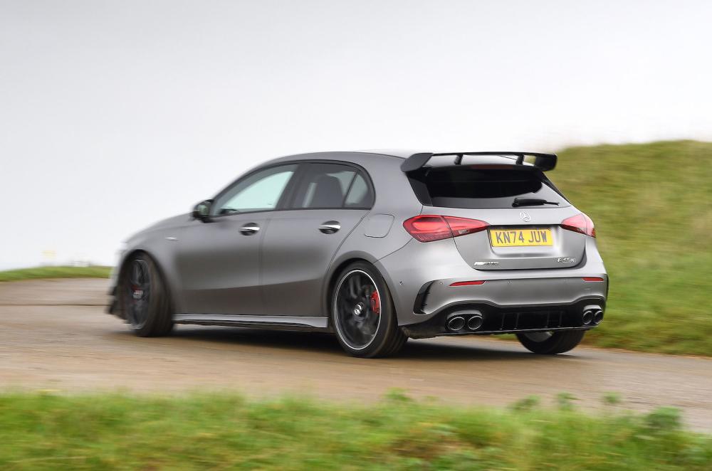 Mercedes-AMG A45 S rear cornering