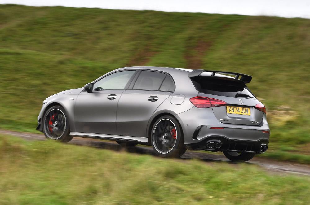 Mercedes-AMG A45 S rear left driving