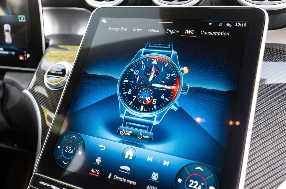 Mercedes-AMG GLC 63 S interior infotainment