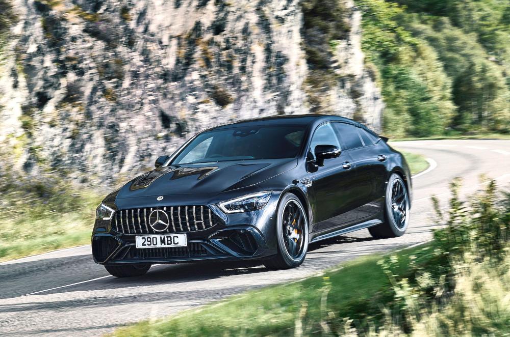 Mercedes-AMG GT 4-door Coupé front cornering