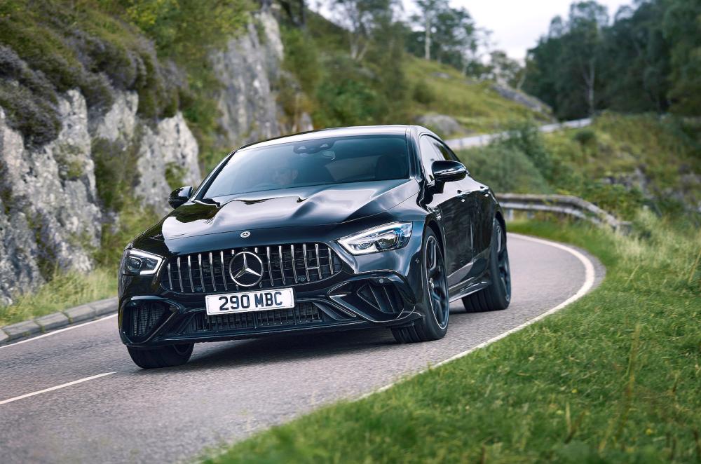 Mercedes-AMG GT 4-door Coupé front cornering