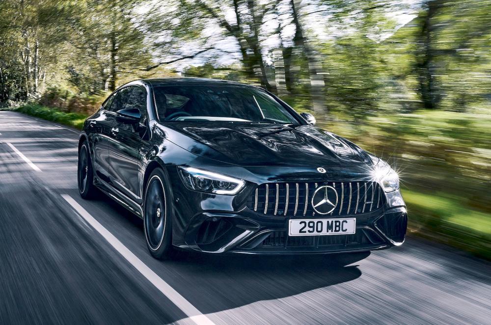 Mercedes-AMG GT 4-door Coupé front right driving