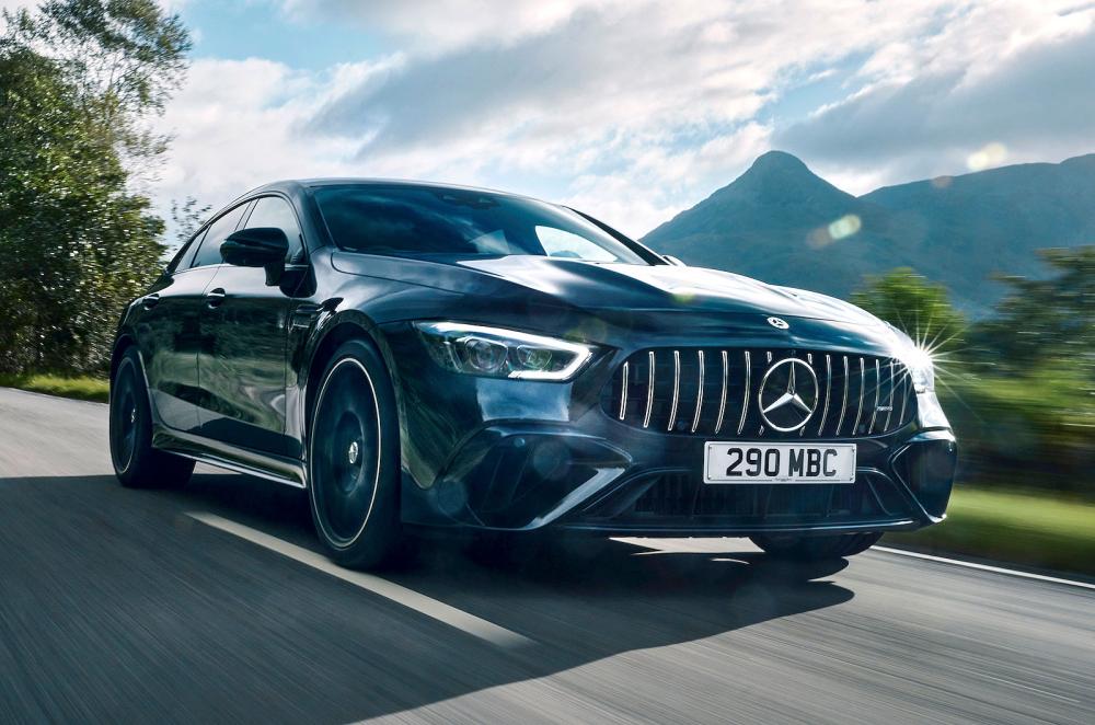 Mercedes-AMG GT 4-door Coupé front right driving