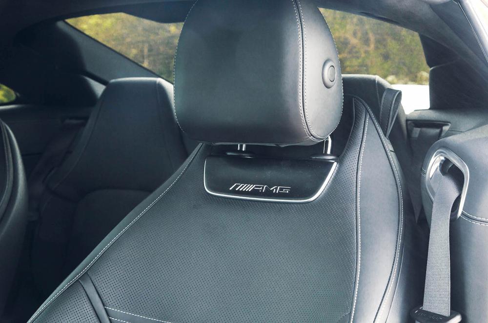 Mercedes-AMG GT interior seat detail