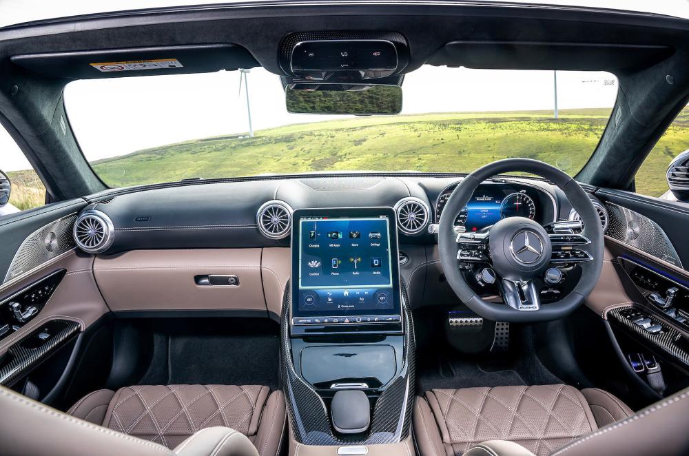 Mercedes SL dashboard