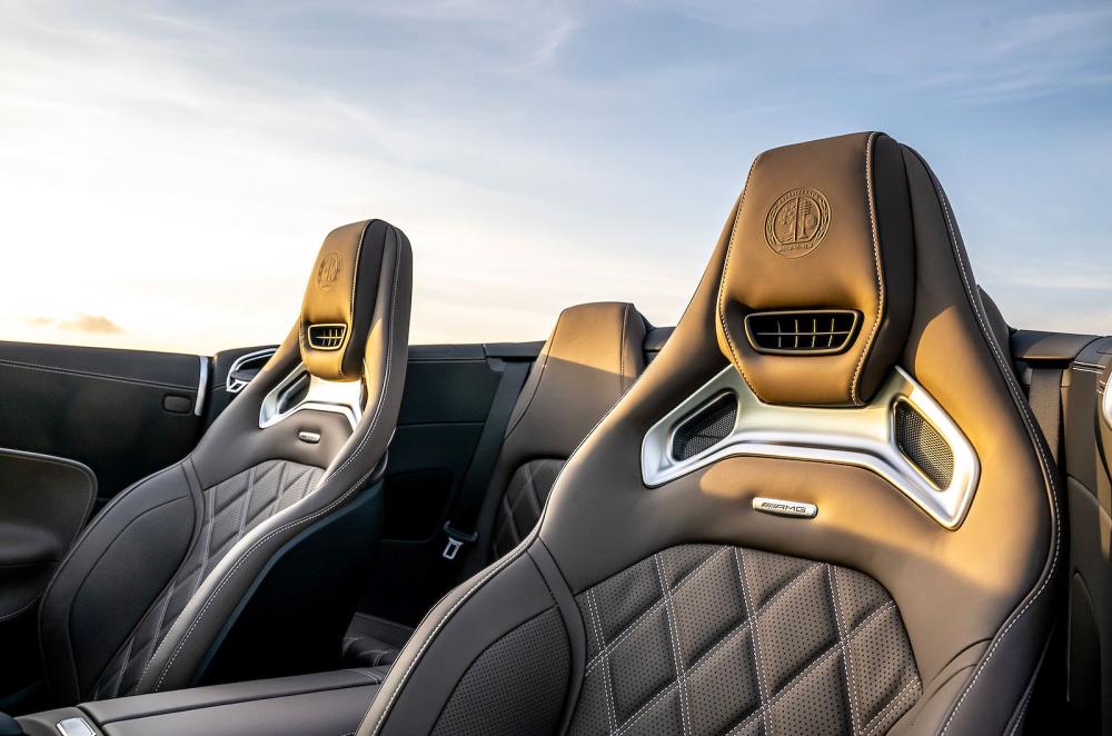Mercedes SL front seats