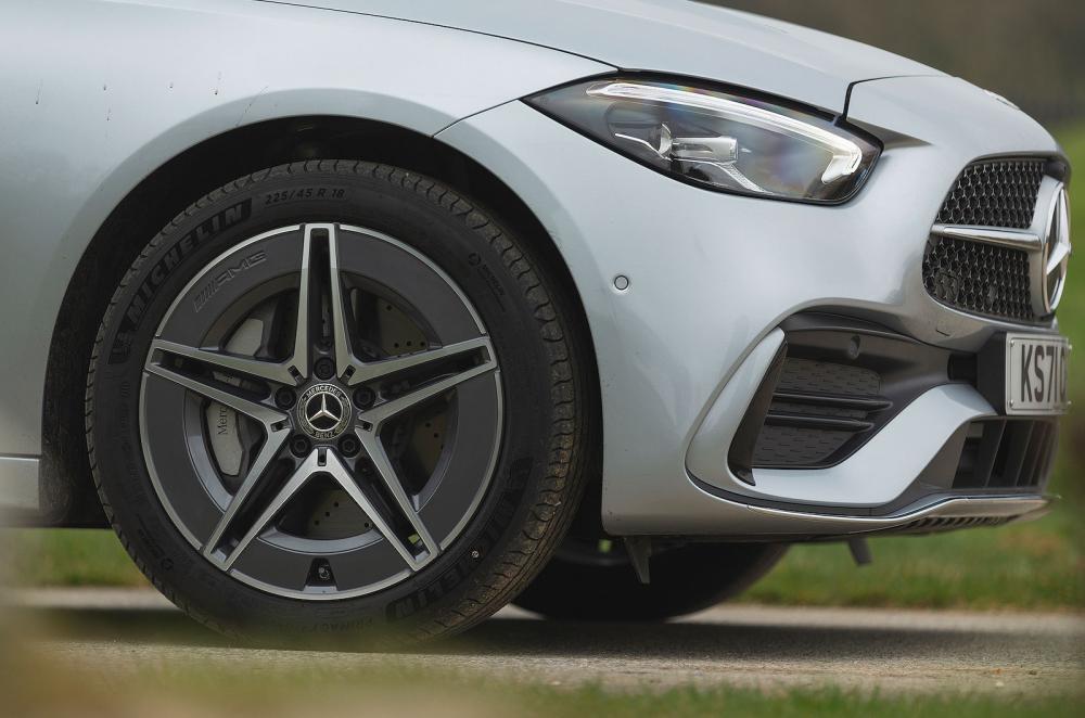 Used Mercedes C-Class 2021-present alloy wheel detail