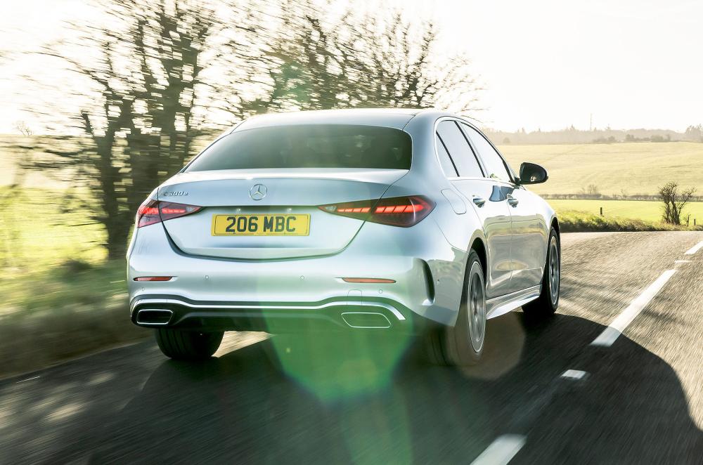 Mercedes C-Class rear right driving