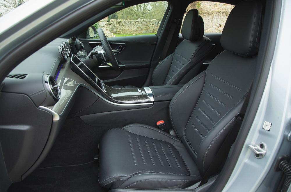 Mercedes C-Class front seats