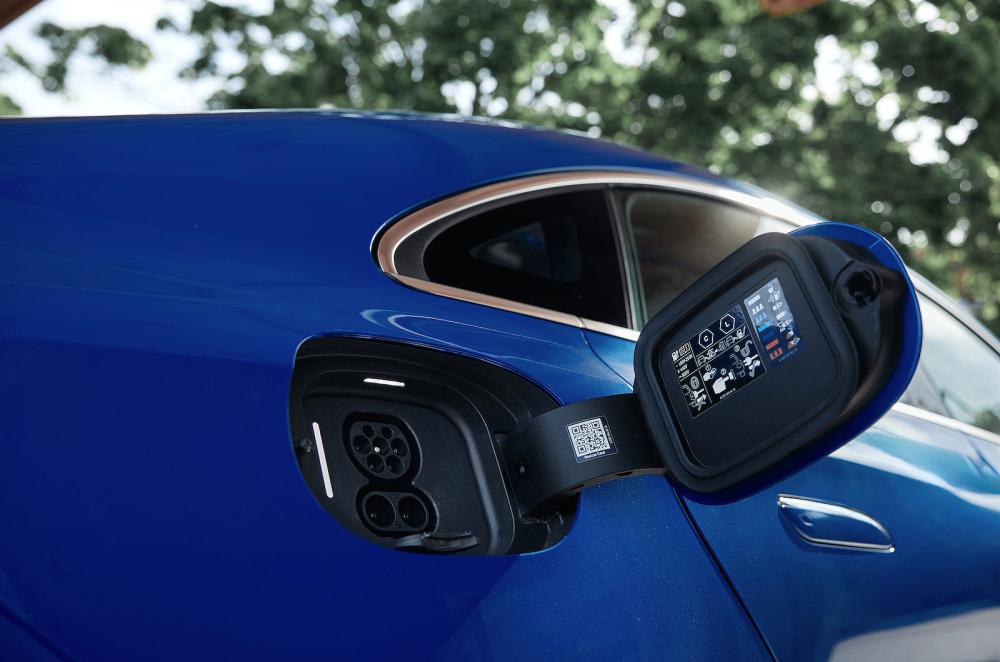 Mercedes CLA charging socket