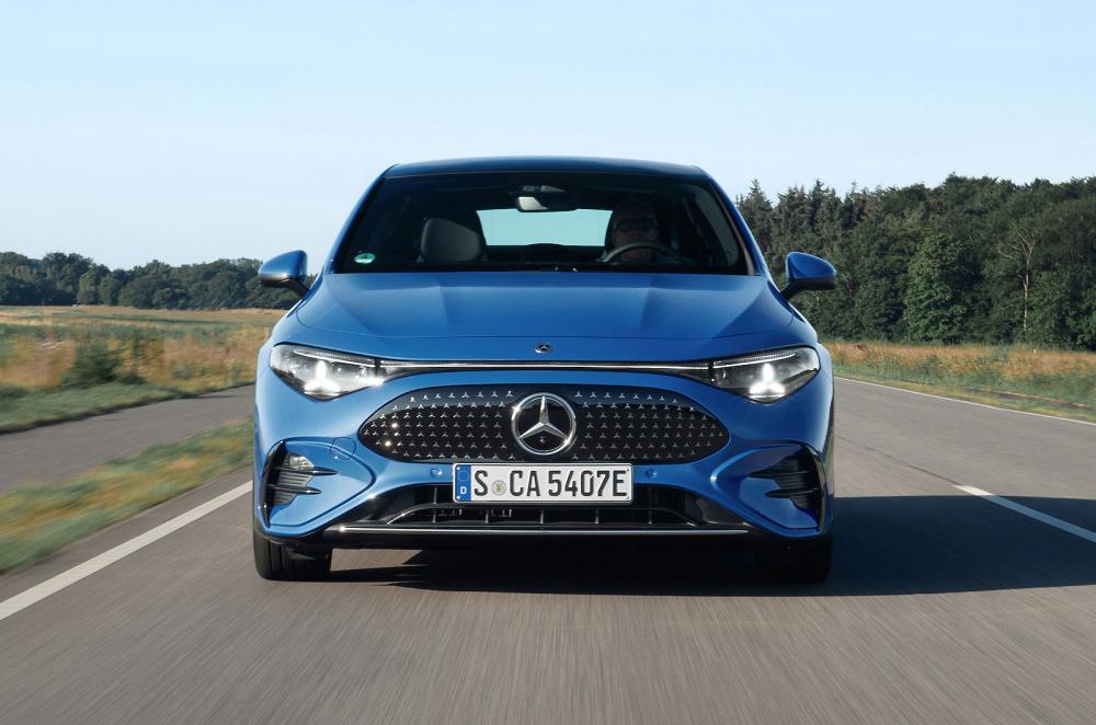 Mercedes CLA front driving