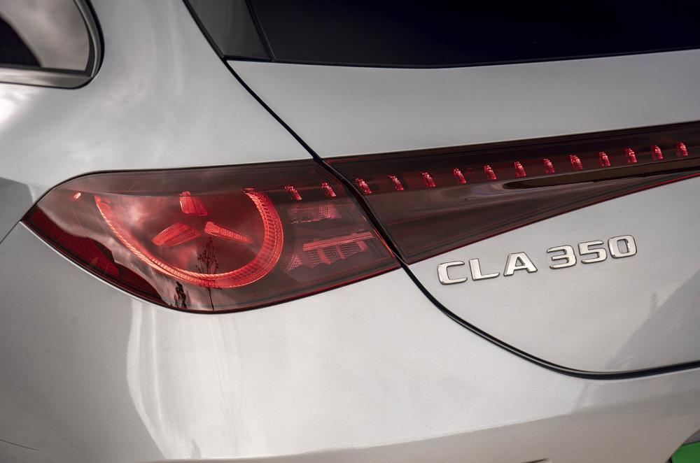 Mercedes CLA Shooting Brake rear light detail