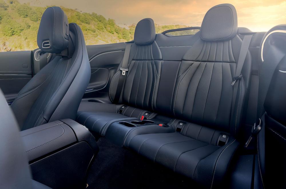 Mercedes CLE Cabriolet back seats
