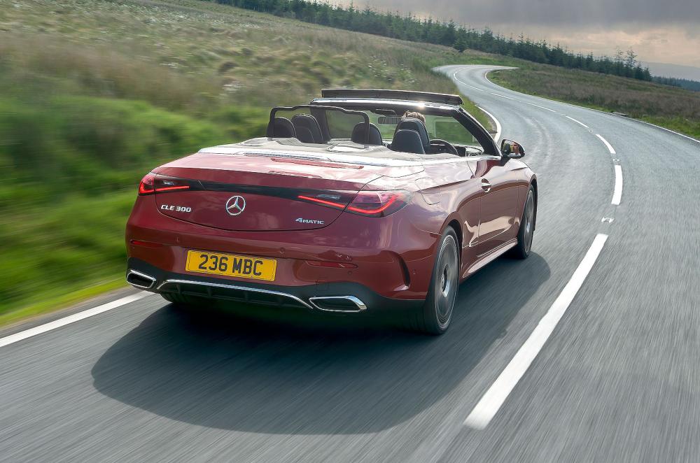 Mercedes CLE Cabriolet rear right driving