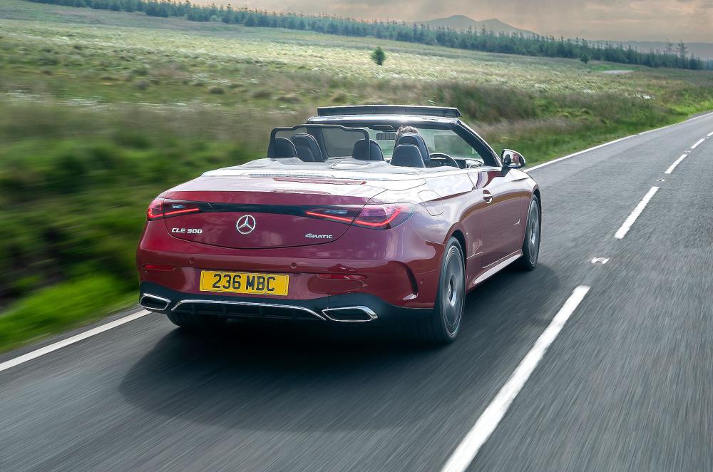 Mercedes CLE Cabriolet rear right driving