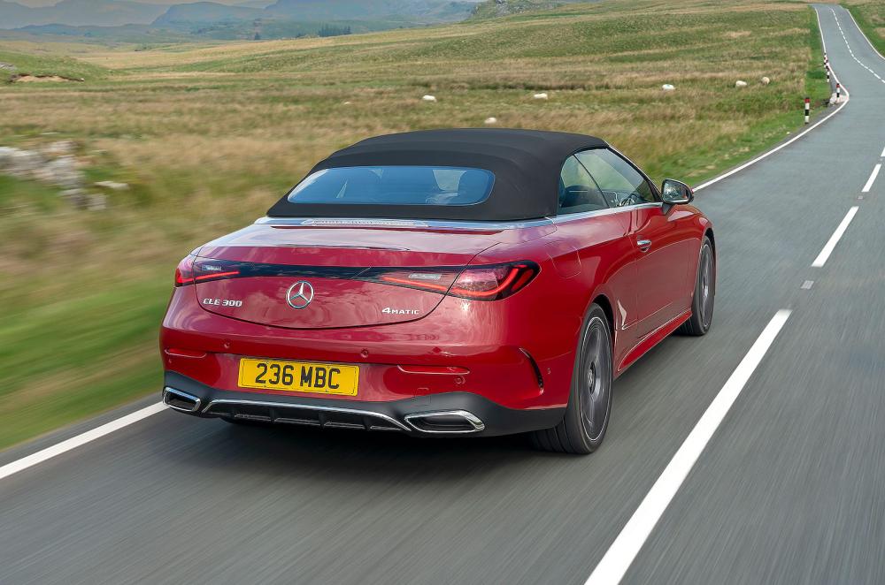 Mercedes CLE Cabriolet rear right driving