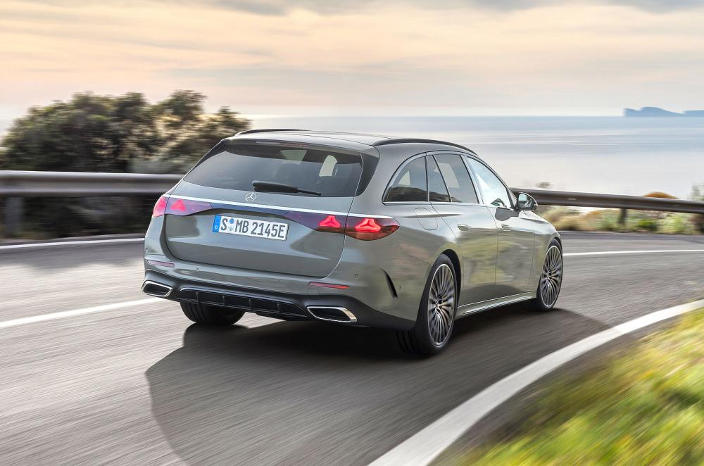 Mercedes E-Class Estate rear right driving