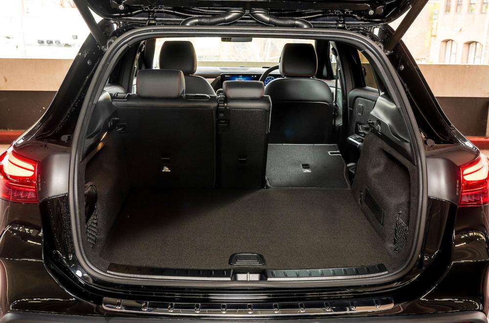 Mercedes EQA boot open