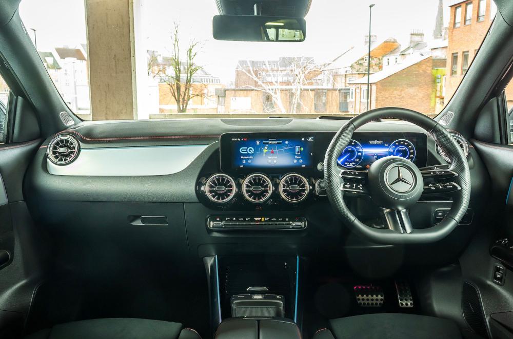 Mercedes EQA interior dashboard