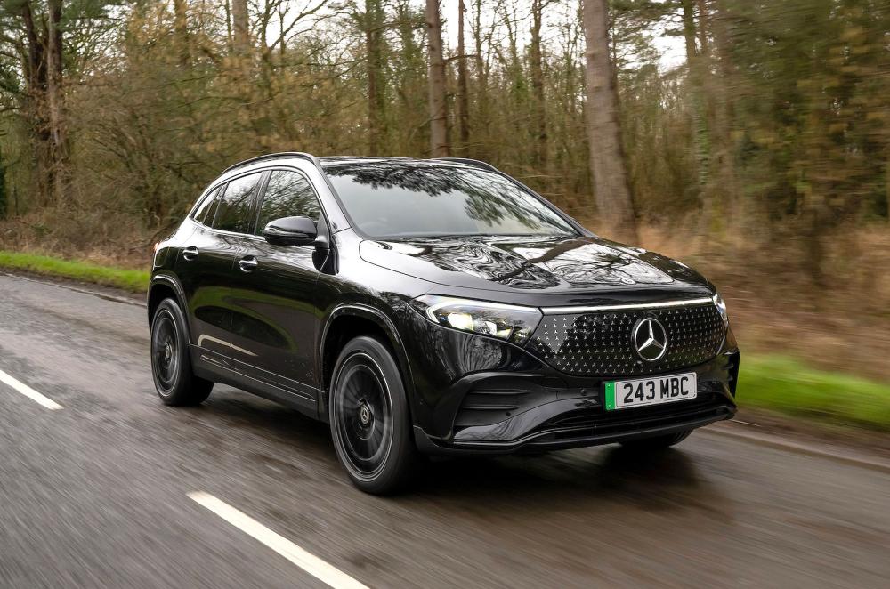 Mercedes EQA front right driving