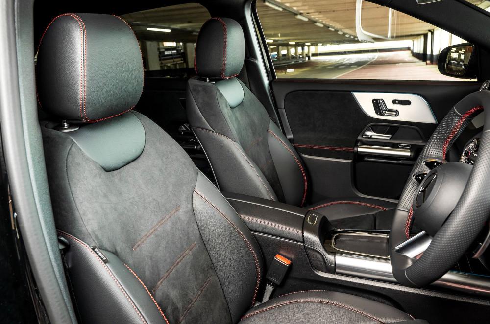 Mercedes EQA interior front seats
