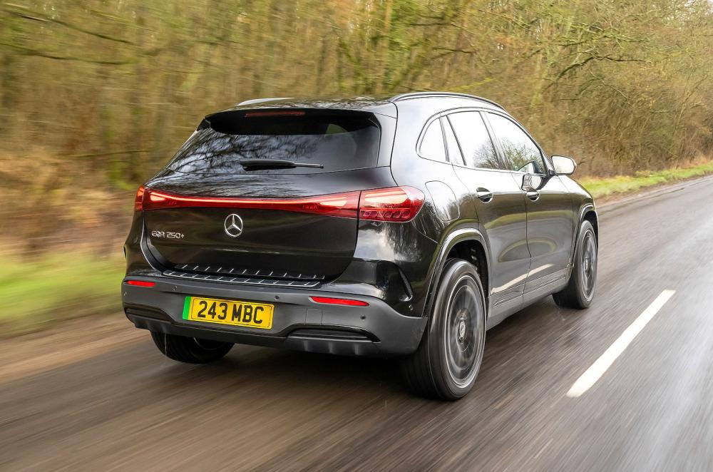 Mercedes EQA rear right driving