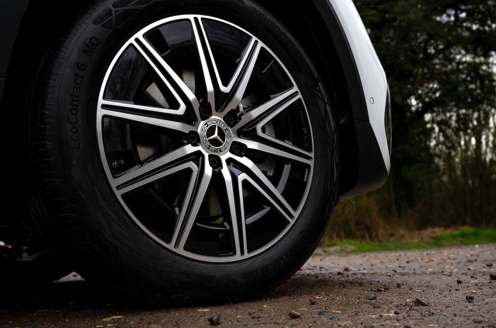 Mercedes EQB alloy wheel detail