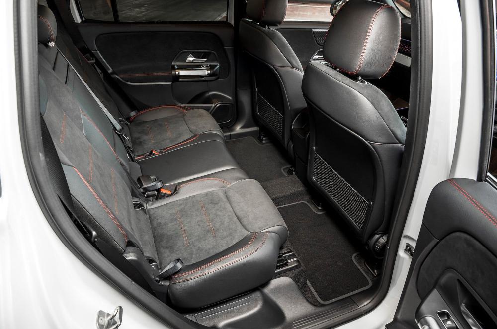 Mercedes EQB interior back seats