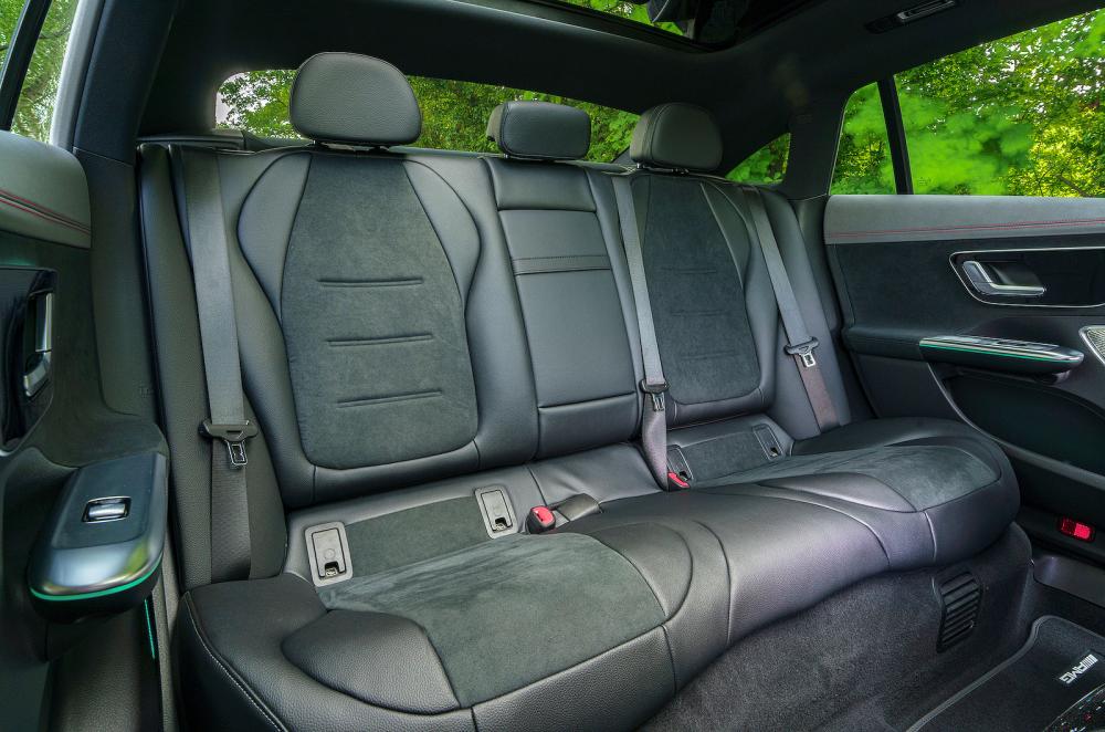 Used Mercedes EQE 2022-present interior rear seats