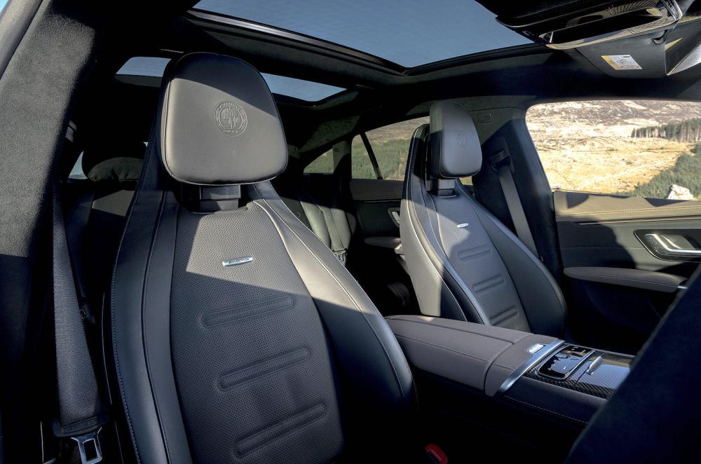 Mercedes EQS interior front seats