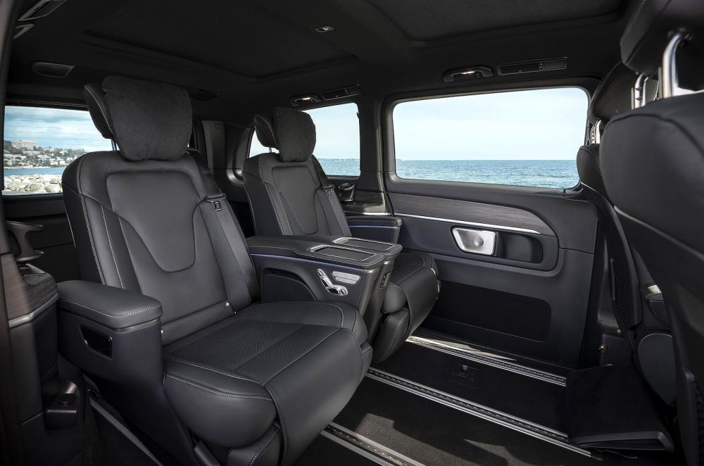Mercedes EQV back seats