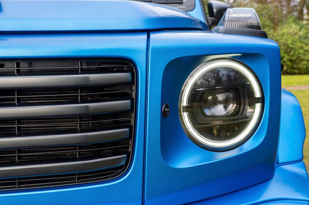 Electric Mercedes G-Class G580 headlights