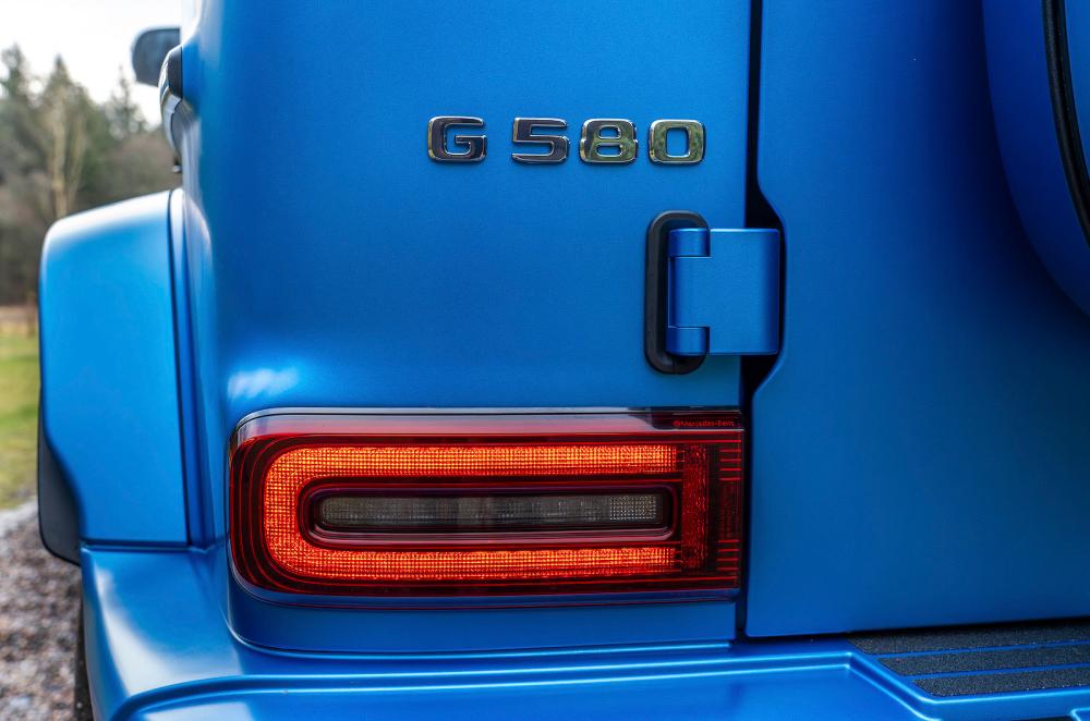 Electric Mercedes G-Class G580 rear lights