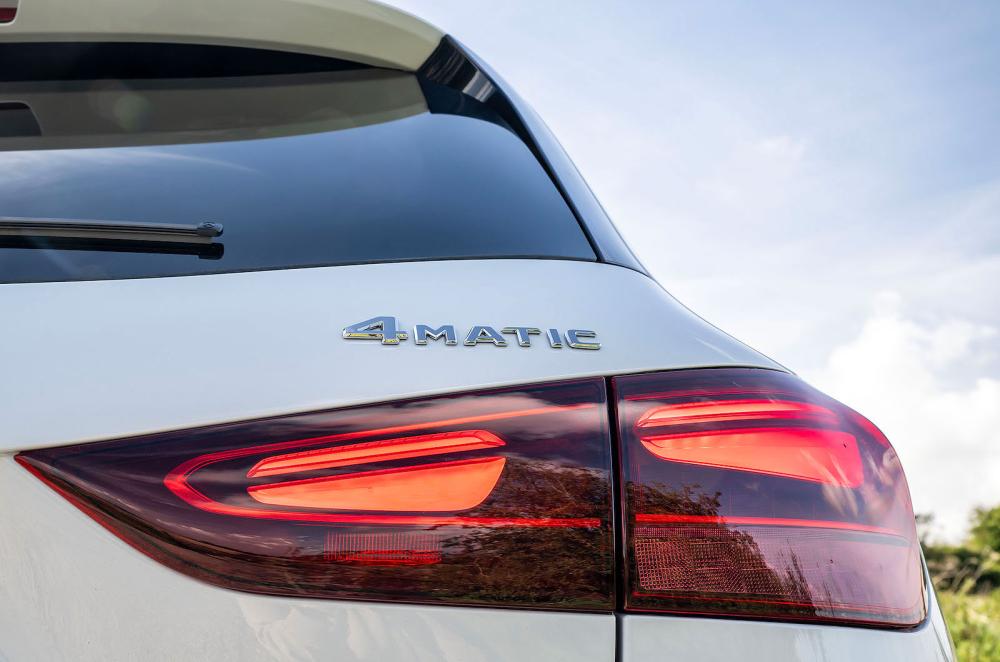 Mercedes GLA rear lights detail