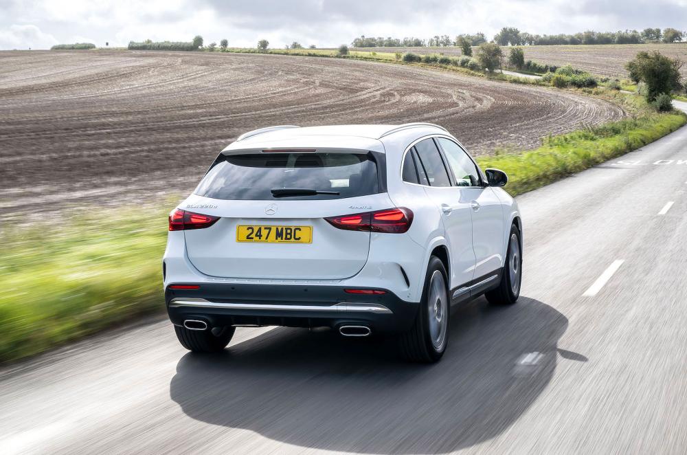 Mercedes GLA rear right driving