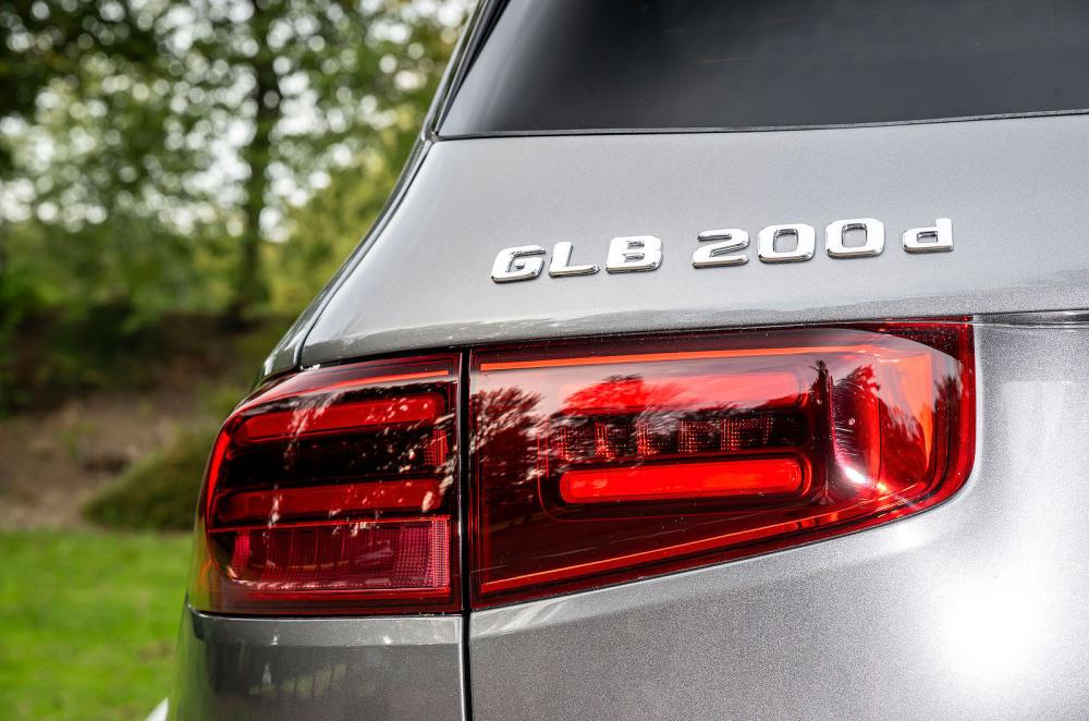 Mercedes GLB rear lights detail
