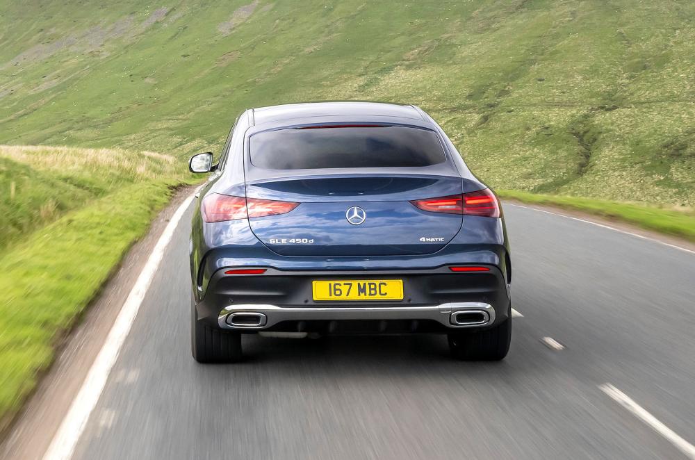 Mercedes GLE Coupé rear driving