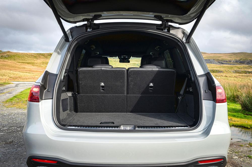 Mercedes GLS boot open all seats up