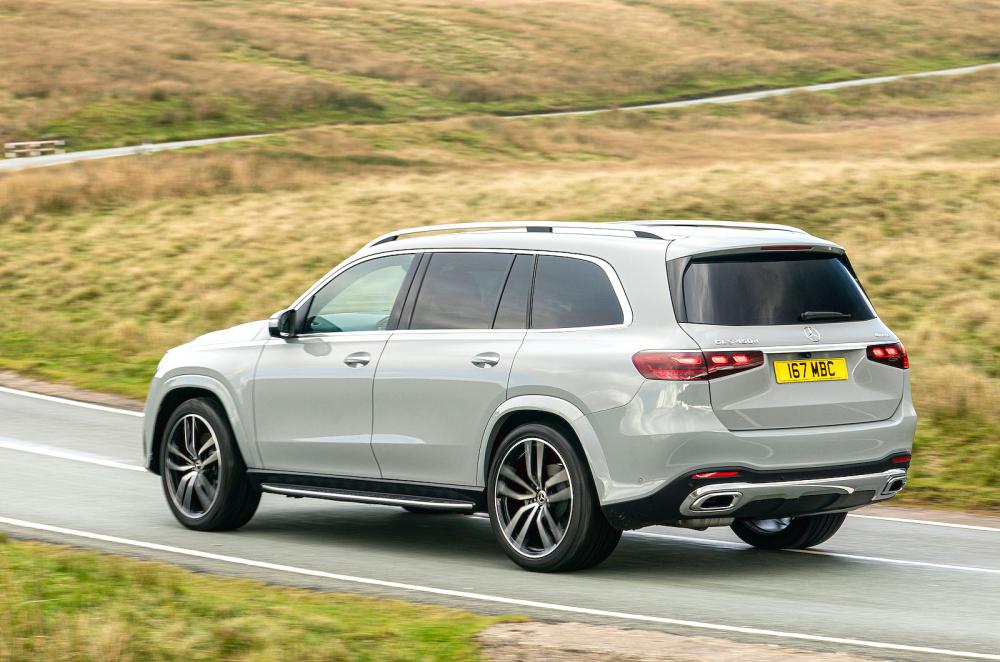 Mercedes GLS rear left driving