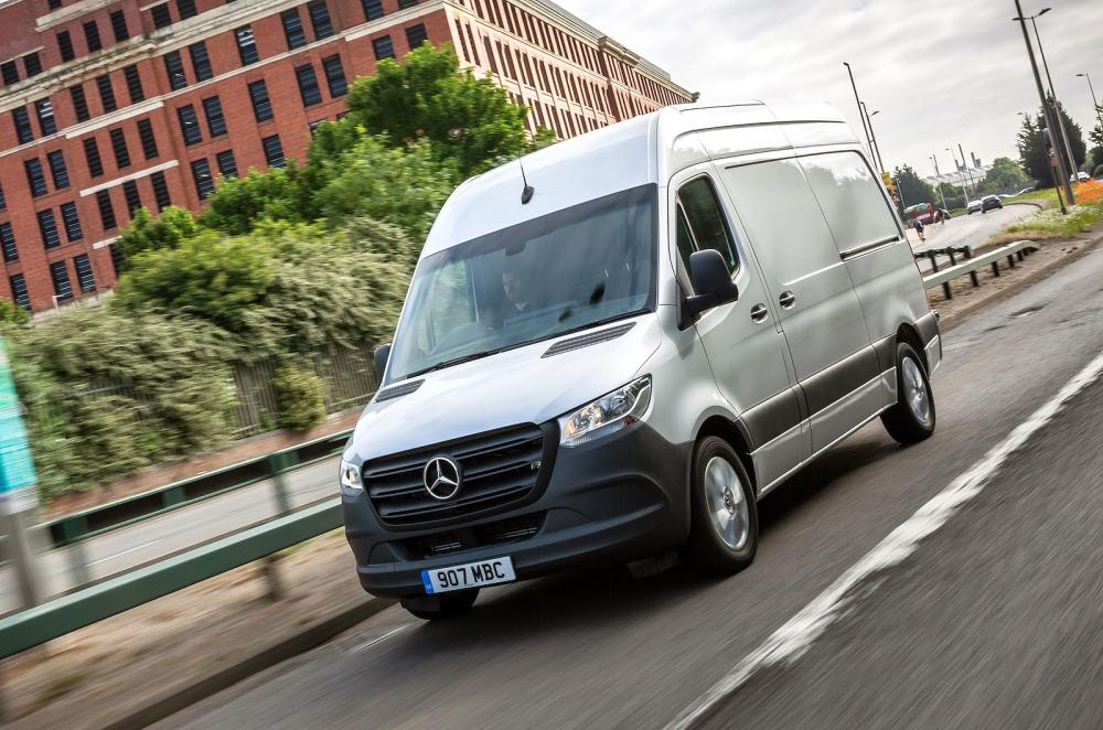 Mercedes Sprinter front left driving