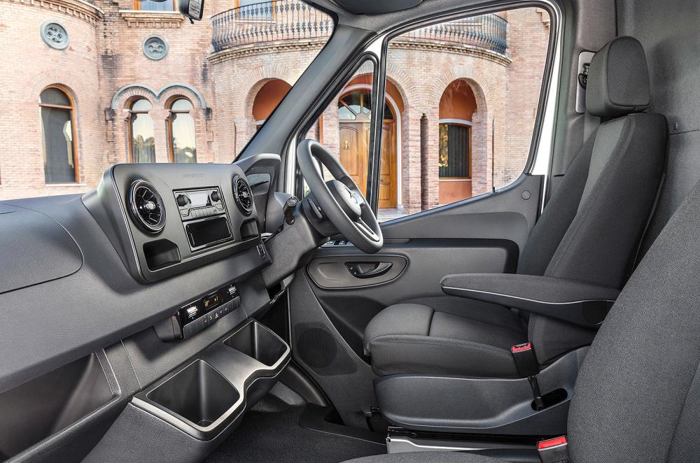 Mercedes Sprinter interior front seats