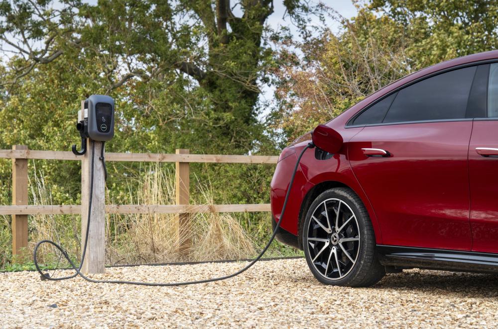 Mercedes CLA electric charging