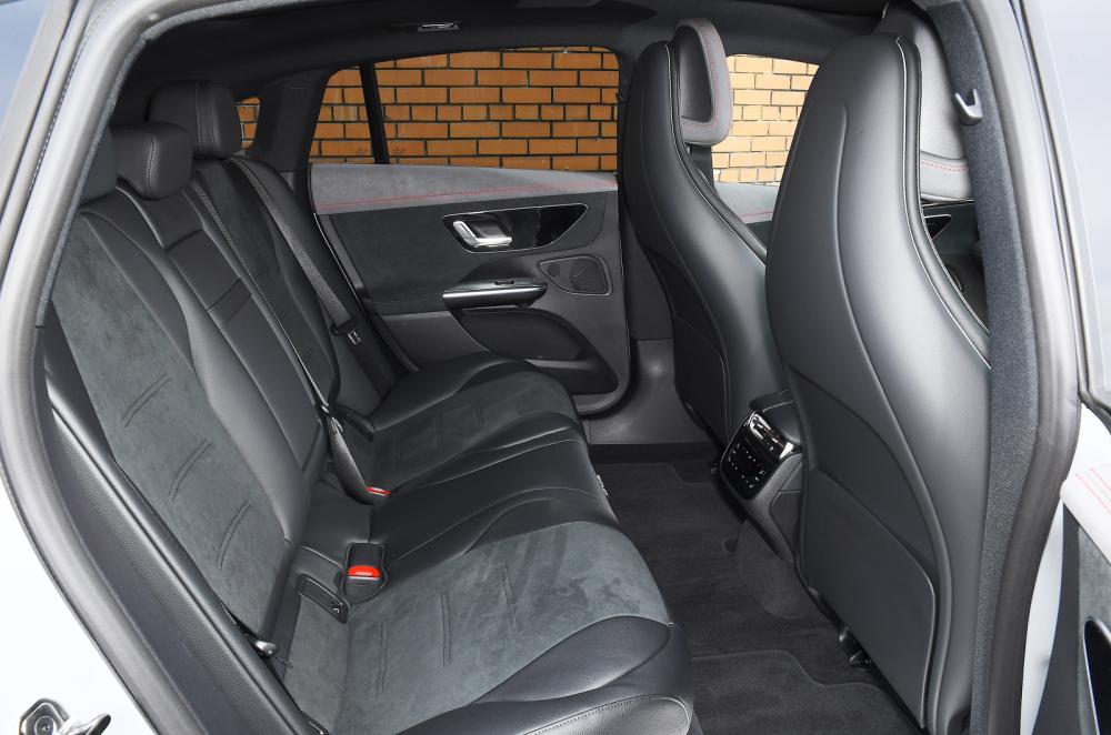 Mercedes EQE back seats