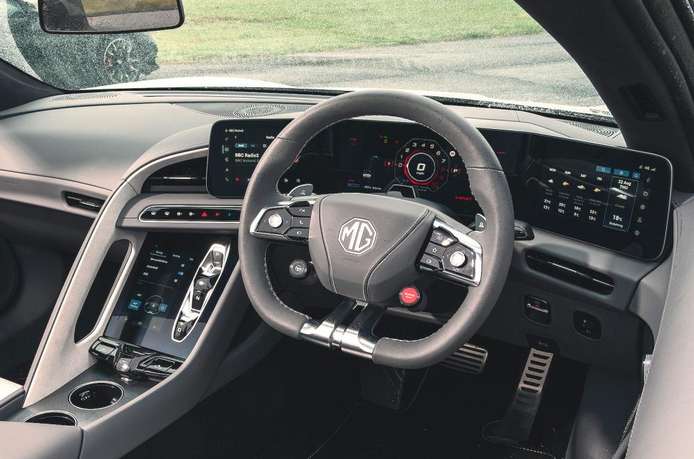 MG Cyberster dashboard