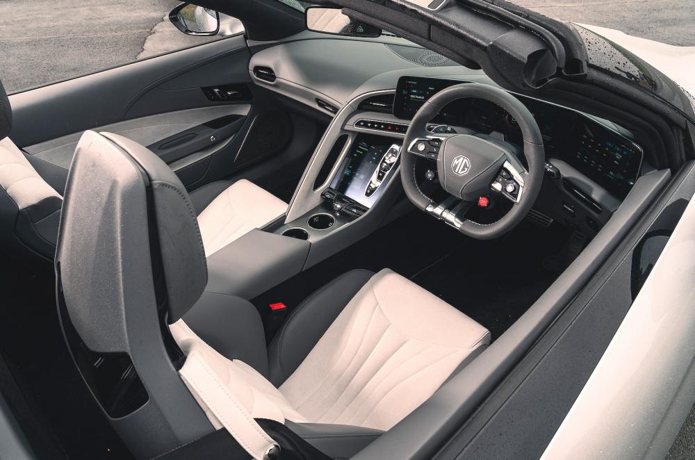 MG Cyberster front seats
